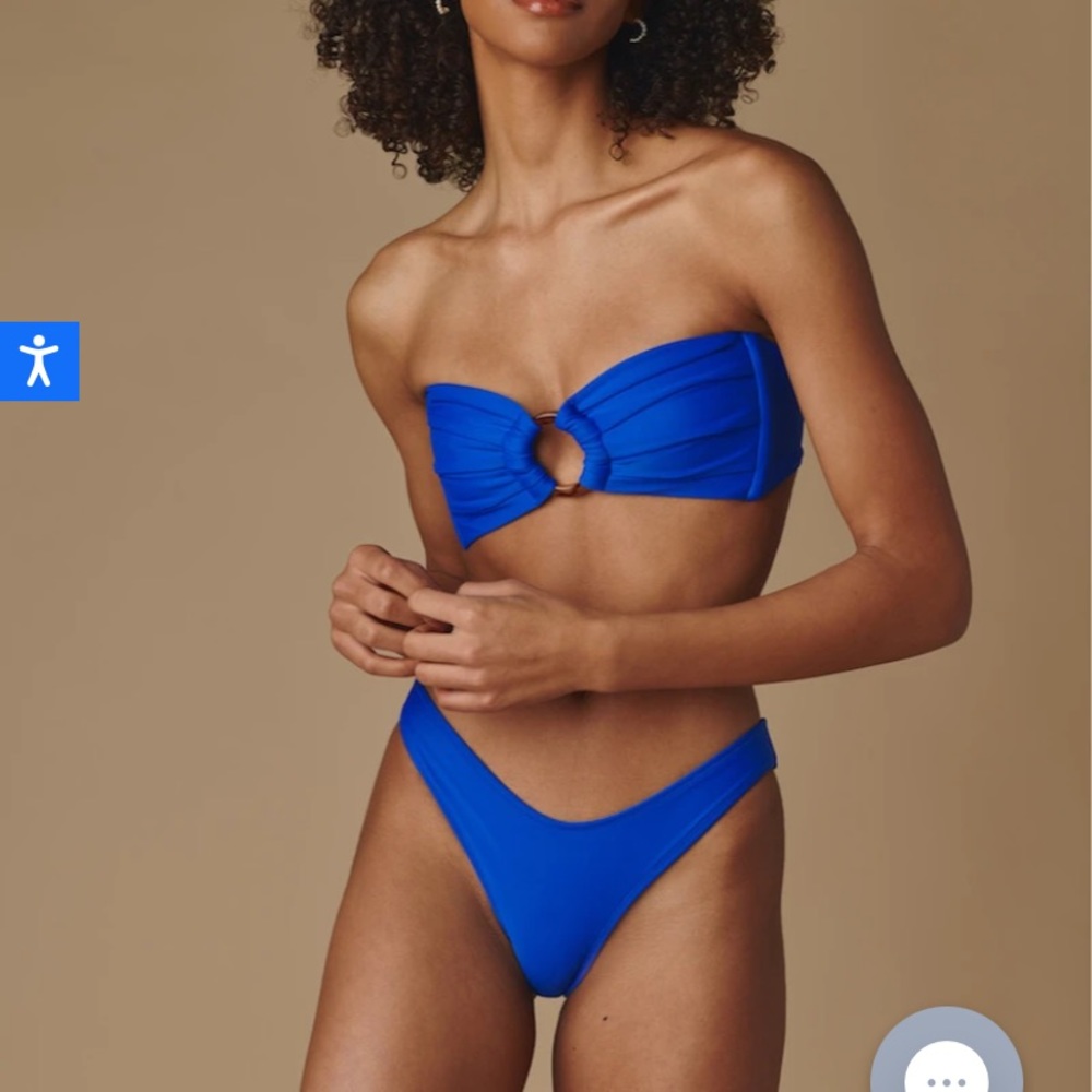 Montce deeper blue lulu bikini bottom